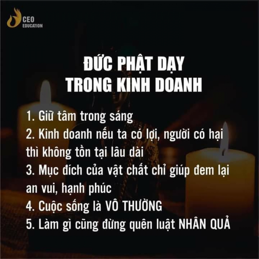 Quản Trị doanh nghiệp Nhỏ và Vừa trên nền tảng Đạo Phật để bền vững